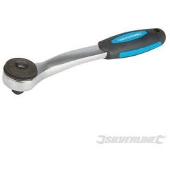 SILVERLINE Clé à Cliquet Usage Intensif, 3/8" / 200 Mm, 3-8 - 200 Mm