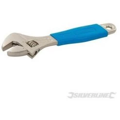 SILVERLINE Clé à Molette, Long. 200 Mm - Mâchoires 22 Mm, Long. 200 Mm - Machoires 22 Mm