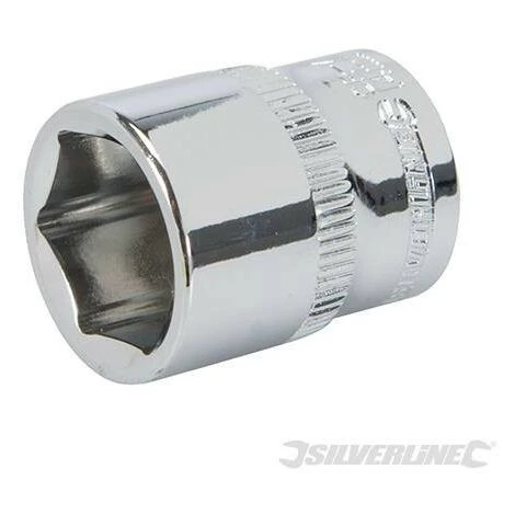 SILVERLINE Douilles Métriques 1/4" 6 Pointes, 13 Pcs, 4 - 14 Mm, 4 - 14 Mm – Image 2
