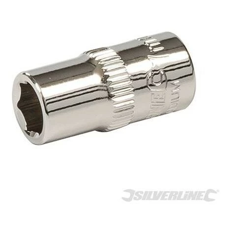 SILVERLINE Douille Métrique 1/4" 6 Pointes, 7 Mm, 7 Mm