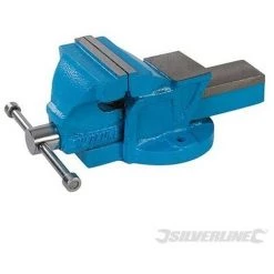 SILVERLINE Étau D'ingénieur, 100 Mm (4"), Capacité Des Mâchoires 100 Mm / 5 Kg, Capacité Des Machoires 100 Mm - 5 Kg