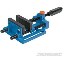 SILVERLINE Étau Pour Perceuse à Dégagement Rapide, 100 Mm, 100 Mm