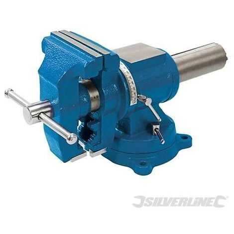 SILVERLINE Étau Multifonction 125 Mm, 360° X 360°, 360° X 360°