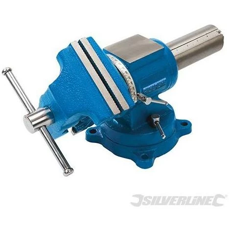 SILVERLINE Étau Multifonction 125 Mm, 360° X 360°, 360° X 360° – Image 2