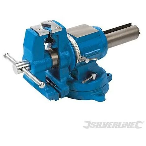 SILVERLINE Étau Multifonction 125 Mm, 360° X 360°, 360° X 360° – Image 3