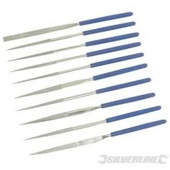SILVERLINE Limes Aiguilles Diamantées, 10 Pcs, 10 Pcs