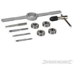 SILVERLINE Tarauds Et Filières Métriques, 10 Pcs, 10 Pcs