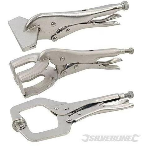 SILVERLINE Pinces De Soudage, 3 Pcs, 3 Pcs