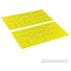SILVERLINE Autocollants Haute Visibilité, 36 Pcs, 36 Pcs