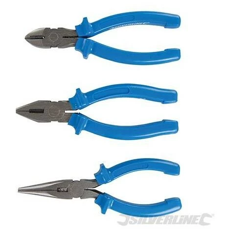 SILVERLINE Pinces, 3 Pcs, 160 Mm, 160 Mm – Image 2