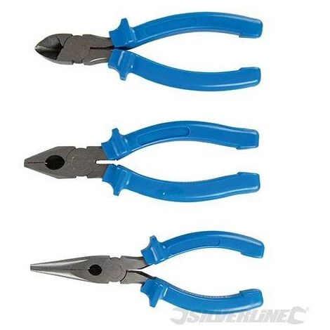 SILVERLINE Pinces, 3 Pcs, 160 Mm, 160 Mm – Image 3