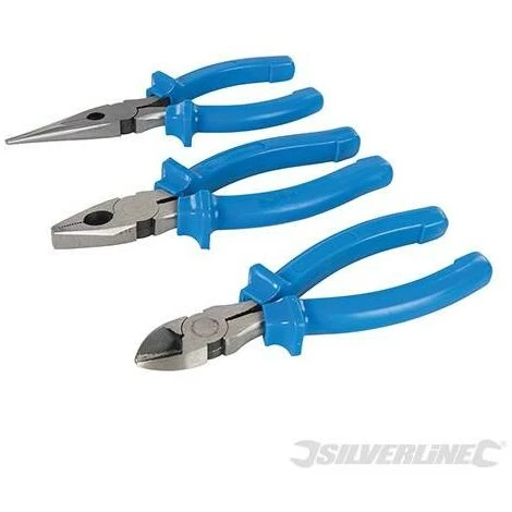 SILVERLINE Pinces, 3 Pcs, 160 Mm, 160 Mm – Image 4