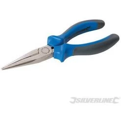 SILVERLINE Pince à Bec Long Expert, 200 Mm, 200 Mm