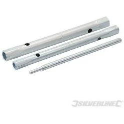 SILVERLINE Clés à Tube Pour Mitigeurs, 3 Pcs, 9 X 11 Mm Et 12 X 13 Mm, 9 X 11 Mm Et 12 X 13 Mm
