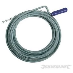 SILVERLINE Ressort De Débouchage, 10 M X 9 Mm, 10 M X 9 Mm