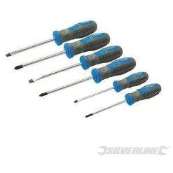 SILVERLINE Tournevis à Usage Général, 6 Pcs, 6 Pcs