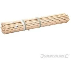 SILVERLINE Manches à Balais, 1 220 X ø 23 Mm, 50 Pcs, 1 220 X 23 Mm. 50 Pcs