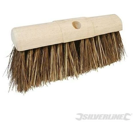 SILVERLINE Brosse D'extérieur Poils Naturels Et Dos Arrondi, 330 Mm (13"), 330 Mm (13)