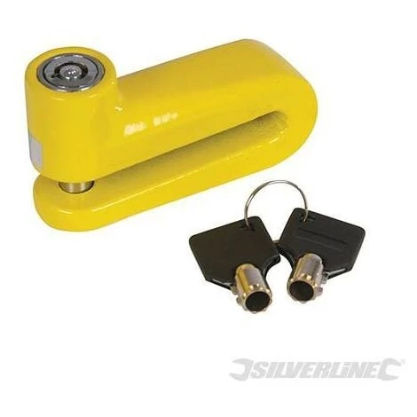 SILVERLINE Antivol Bloque-disque Moto, Pêne De 10 Mm, Pène De 10 Mm