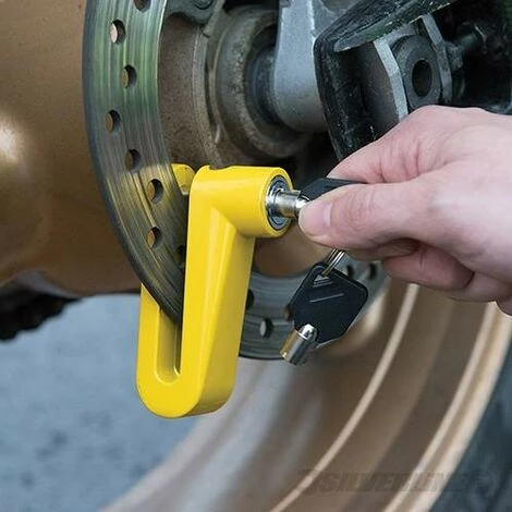 SILVERLINE Antivol Bloque-disque Moto, Pêne De 10 Mm, Pène De 10 Mm – Image 2