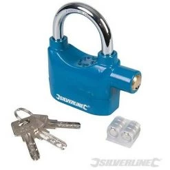 SILVERLINE Cadenas à Alarme, 70 Mm, 70 Mm