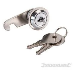 SILVERLINE Serrure à Came Batteuse, 32 Mm, 32 Mm