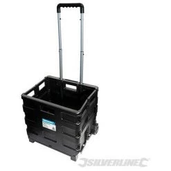 SILVERLINE Chariot-caisse Pliant, 25 Kg, 25 Kg