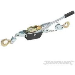 SILVERLINE Palan-tendeur De Traction Usage Intensif, 2 000 kg / Câble De 3 M, 2000 Kg- Câble De 3 M