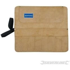 SILVERLINE Trousse En Daim Pour Burins Et Ciseaux à 8 Poches, 440 X 380 Mm, 440 X 380 Mm