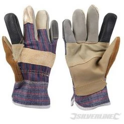 SILVERLINE Gants De Dockers Patchwork, L 9, L 9