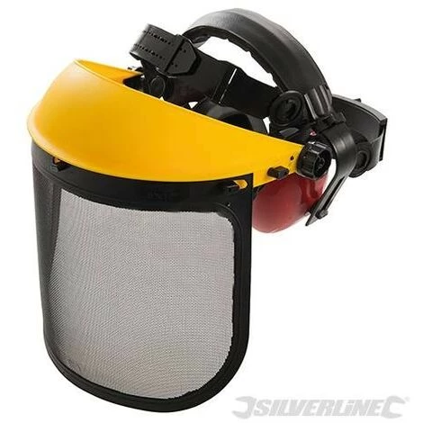 SILVERLINE Casque De Forestier à Visière Grillagée, Relevable, Relevable