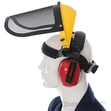 SILVERLINE Casque De Forestier à Visière Grillagée, Relevable, Relevable – Image 2