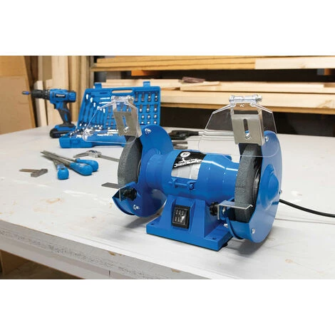 SILVERLINE TOURET A MEULER, MEULEUSE D'ETABLI Ø 150 Mm 150 Watts – Image 4