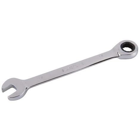 SILVERLINE Clé Mixte à Cliquet à Tête Droite - 14 Mm