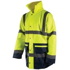 SILVERLINE Manteau Haute Visibilité Classe 3, Bicolore - XL 108-116 Cm (42-46'')