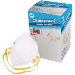 SILVERLINE Boîte Présentoir De 50 Masques Respiratoires Pliables FFP1 NR - FFP1 NR