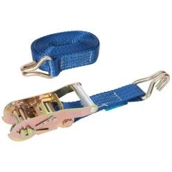 SILVERLINE Sangle D'arrimage à Crochet En J 38 Mm X 6 M - Classé 1000 Kg, Capacité 2777 Kg