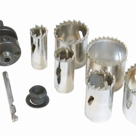 SILVERLINE Coffret 11 Pièces Scies-cloches Diamantées - 19 - 57 Mm – Image 2