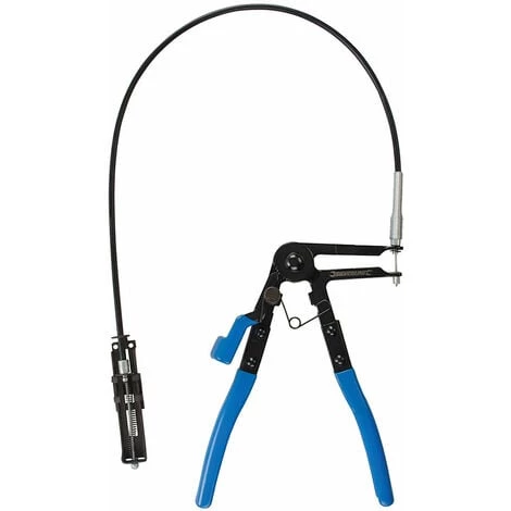 SILVERLINE PINCE AVEC CABLE POUR COLLIER DE DURITE AUTO-SERRANT A RESSORT – Image 2
