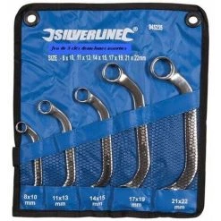 SILVERLINE CLES POLYGONALES A OEIL COURBEES DEMI LUNE