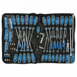 SILVERLINE Assortiment Tournevis Et Accessoires De Vissage Coffret De 100 Pieces