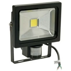 SILVERLINE Projecteur Led Cob 20 Watts Capteur Pir Etanche Ip54