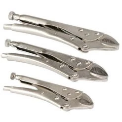 SILVERLINE Lot De 3 Pinces Etaux Autobloquantes