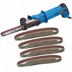 SILVERLINE Lot Lime Electrique Bande Etroite De 13 X 457 Mm + 20 Bandes Assorties