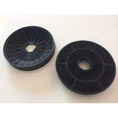 LOT DE 2 FILTRES CHARBON ROND HOTTE SILVERLINE 15.8CM KF001 Silverline