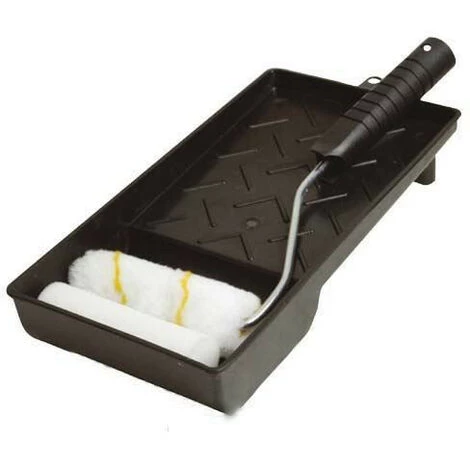 SILVERLINE Kit Peinture : Mini-rouleau Et Bac