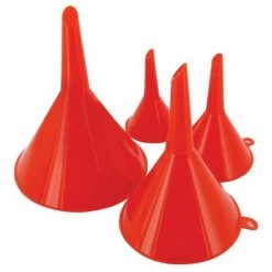 SILVERLINE Jeu De 4 Entonnoirs - 50, 75, 100 Et 120 Mm