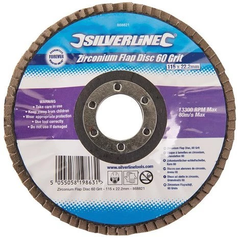 SILVERLINE Disque à Lamelles En Zirconium - 115 Mm Grain 60 – Image 2