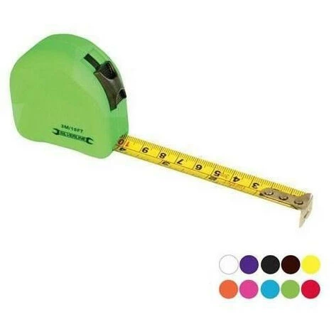 SILVERLINE Metre Ruban Profilé Fluo