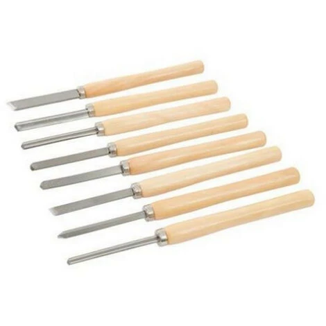 SILVERLINE Ciseaux A Bois Gouges Pour Tour Outils Tourneur Sur Bois – Image 2